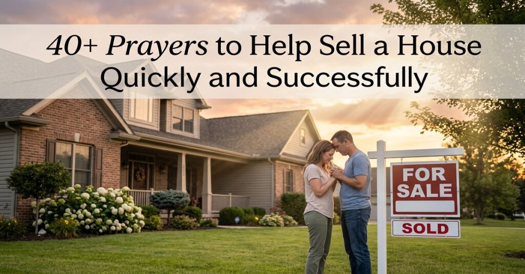 prayers to help sell a house