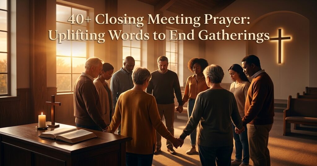 closing meeting prayer