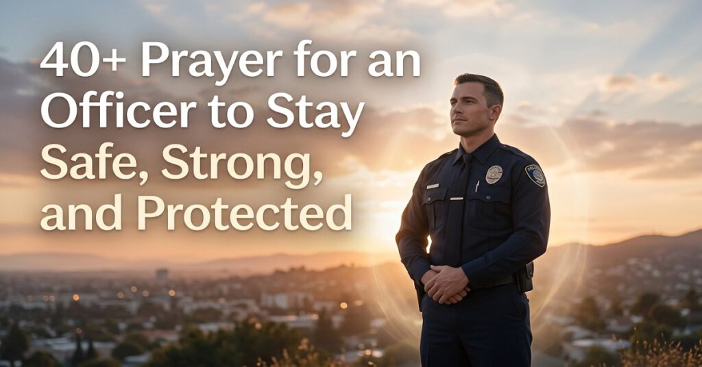 prayer for an officer