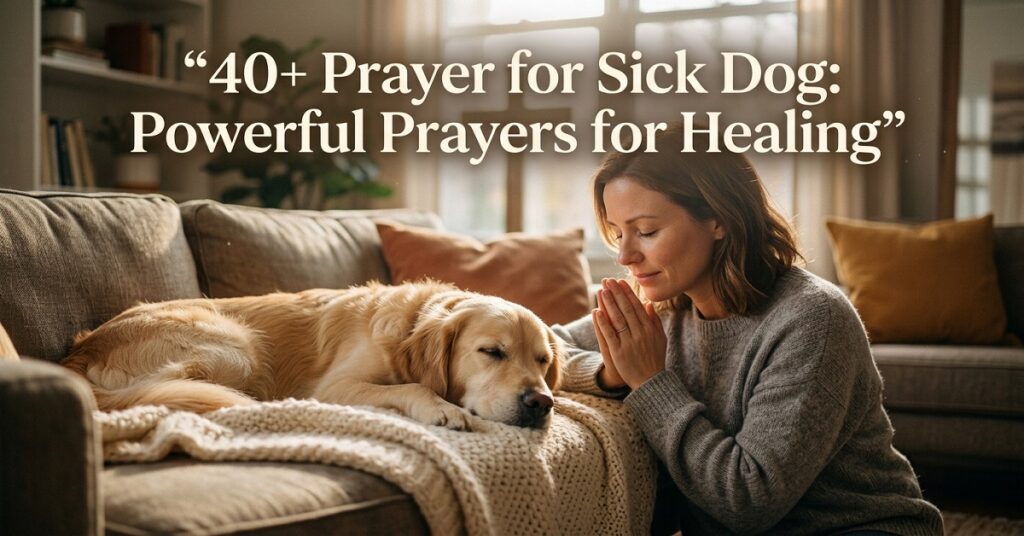 prayer for sick dog