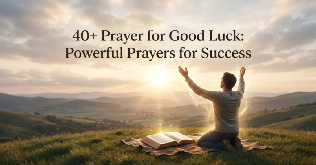 prayer for good luck