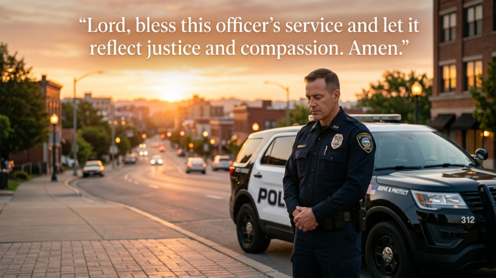 prayer for an officer