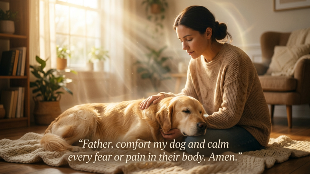 prayer for sick dog