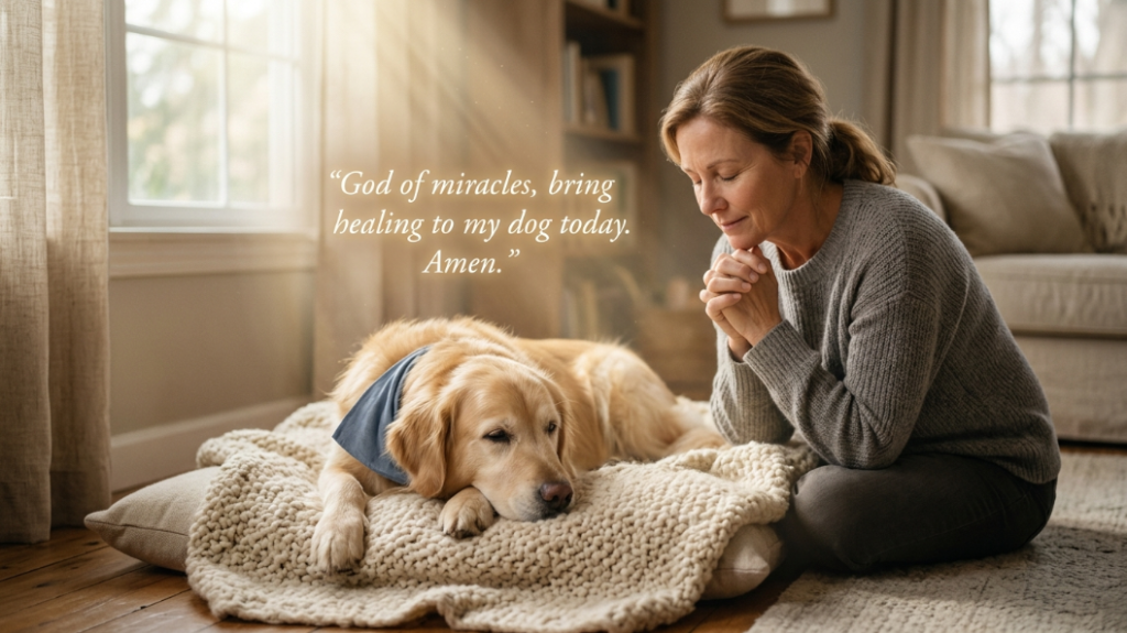 prayer for sick dog