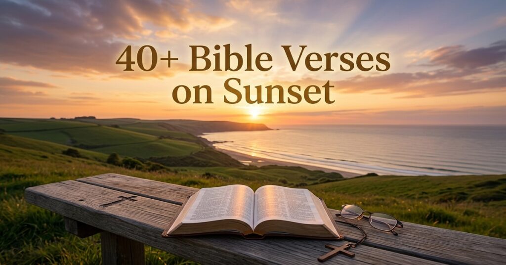bible verse on sunset