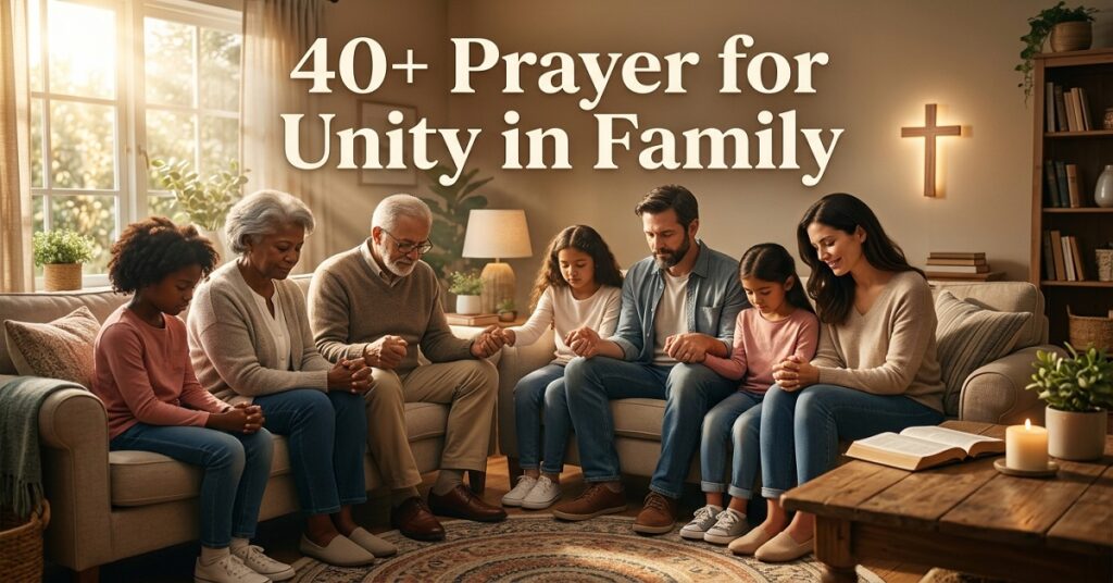 prayer for unity in family