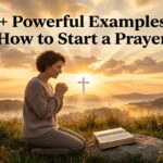 how to start a prayer