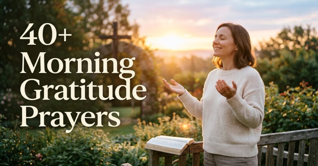 morning gratitude prayer
