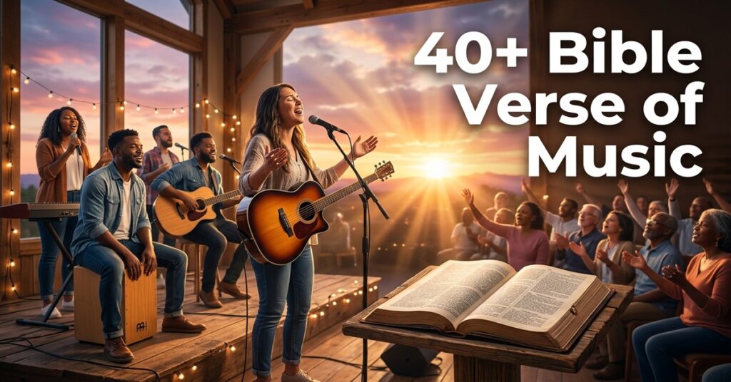 bible verse of music