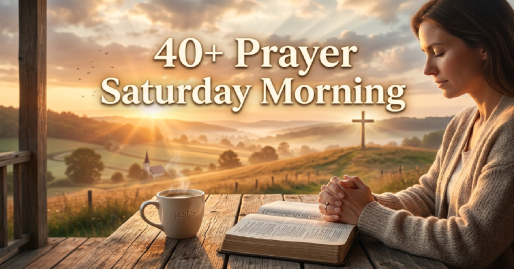 prayer saturday morning