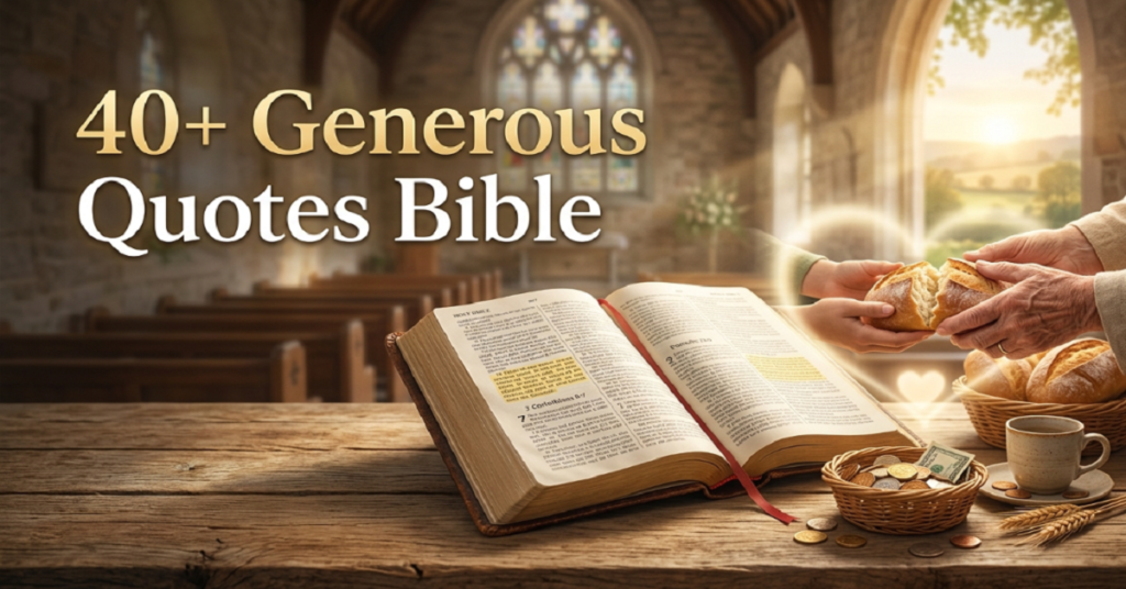generous quotes bible