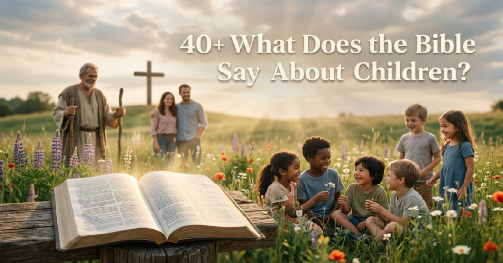 what does the bible say about children
