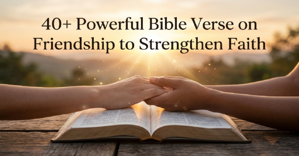 bible verse on friendship