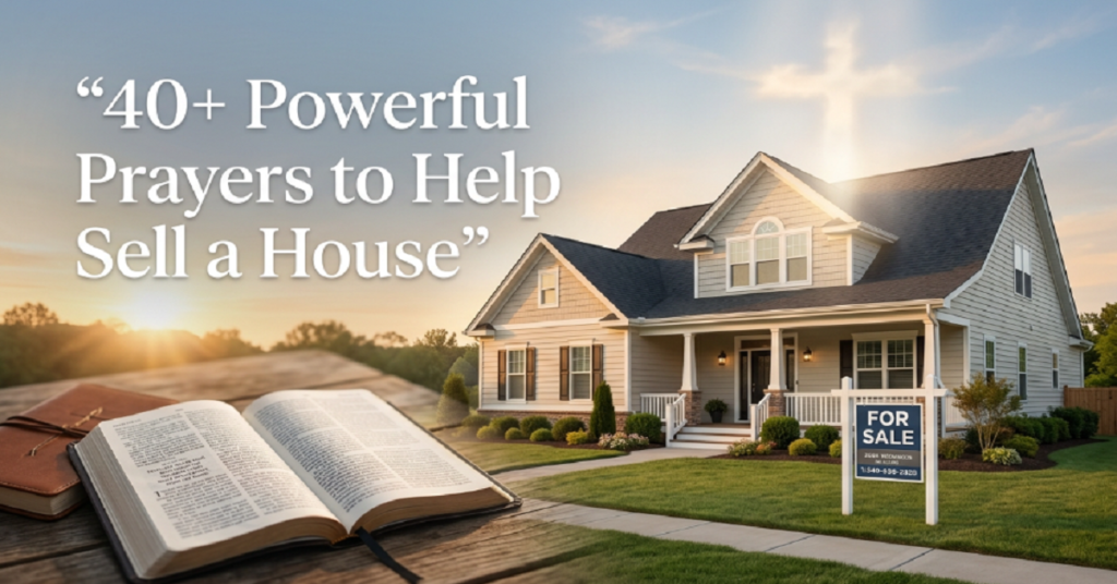 prayers to help sell a house