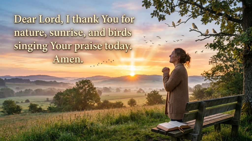 morning gratitude prayer