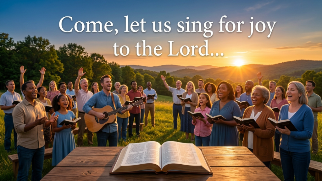 bible verse of music