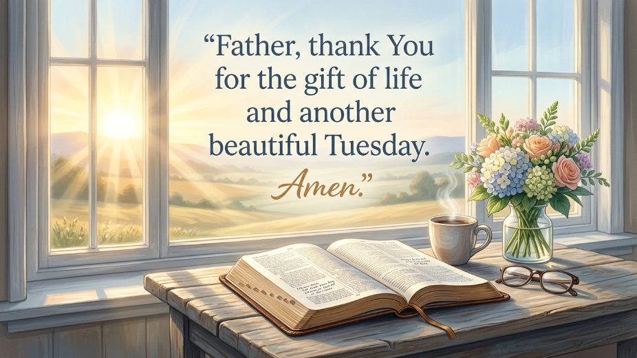 prayer tuesday morning