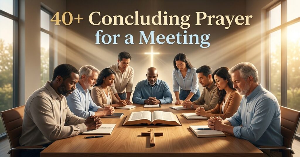 concluding prayer for a meeting