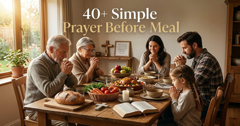 simple prayer before meal