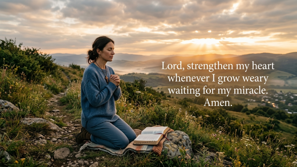 praying for miracles