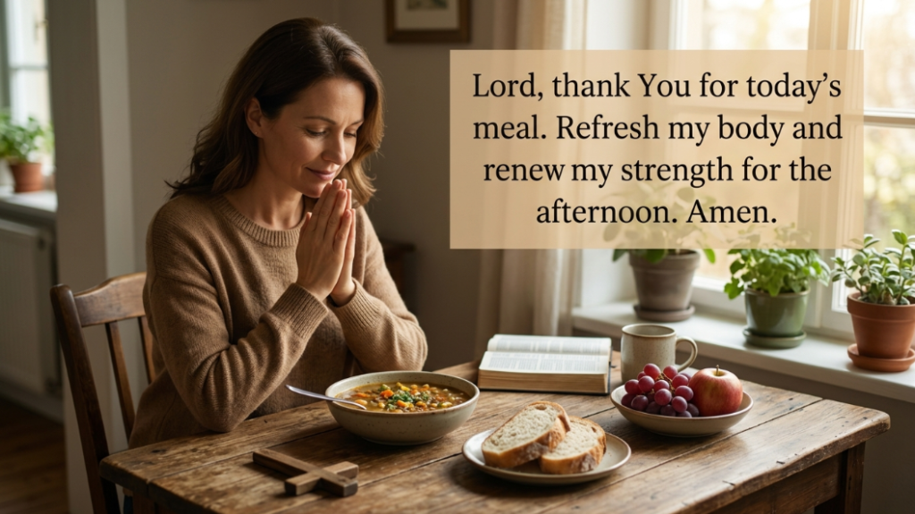 simple prayer before meal