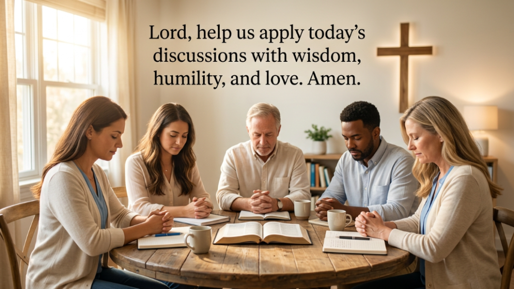 concluding prayer for a meeting