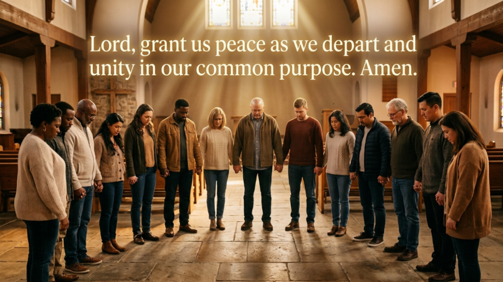 concluding prayer for a meeting