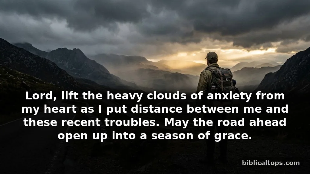 Prayers about travel for the road ahead when facing difficult seasons